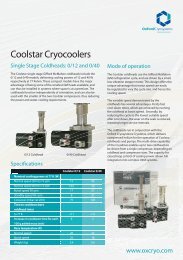 Coolstar Cryocoolers - JCM