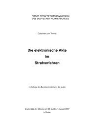 Elektronische Akte im Strafverfahren - Bundesministerium der Justiz