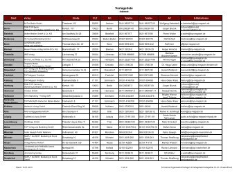 Verlagsliste 10-01-13 - TOP Magazin