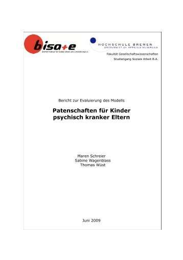 Evaluation Patenschaften (PDF 3566 kB) - PiB