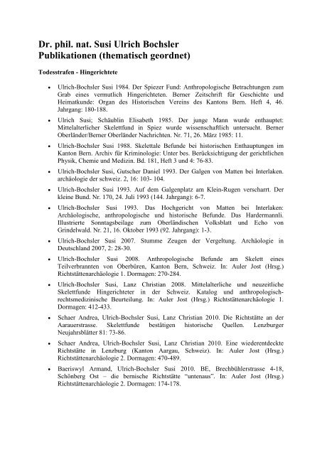 Ulrich-Bochsler_Publikationsliste.pdf - Institut für Medizingeschichte