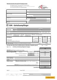 Formular zur Erstattung der Fahrtkosten