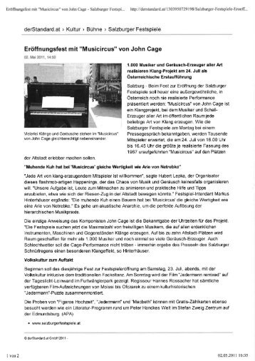press reviews (in german), media conference ... - lawine torrèn