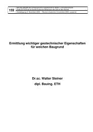 159 Ermittlung wichtiger geotechnischer Eigenschaften für ... - B+S AG