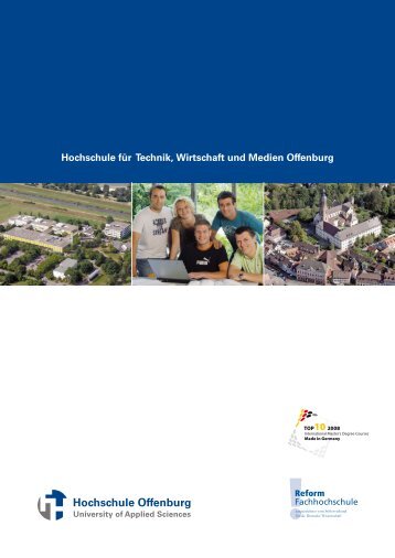 Imagebroschüre (deutsch) - an der Hochschule Offenburg
