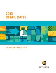 2013 Retail RateS - UPS.com