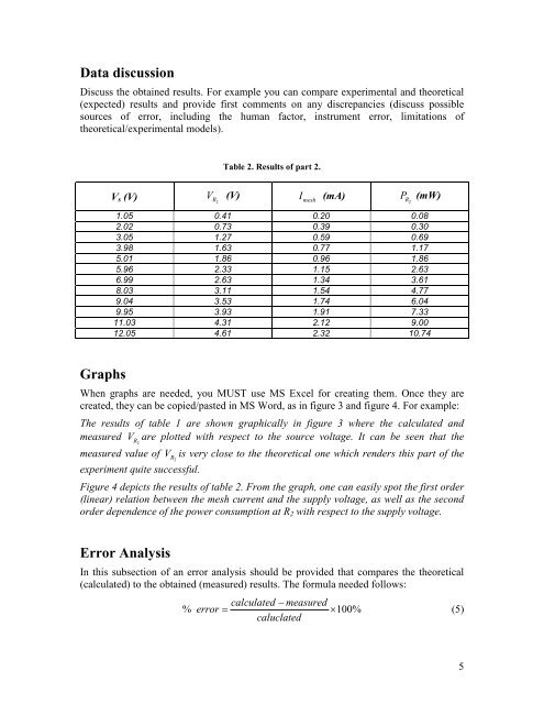 Engineering Lab Report Template - file format - University of Nicosia