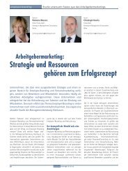 Strategie und Ressourcen gehören zum Erfolgsrezept - Kienbaum