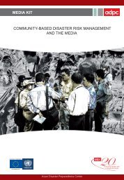 community-based disaster risk management and the media media kit