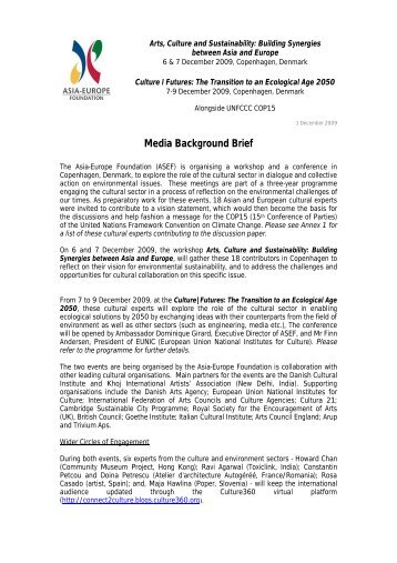 Media Background Brief - Asia-Europe Foundation