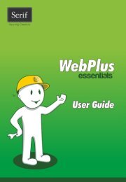 WebPlus Essentials User Guide - Serif