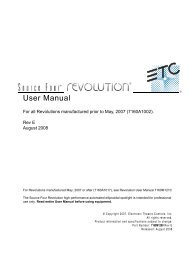 Source Four Revolution User Manual - ETC