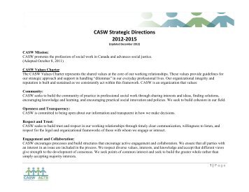 CASW Stategic Plan 2012-2015.pdf - Canadian Association of ...