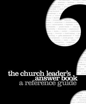 The Church's Leader's Answer Book - Tyndale House Publishers