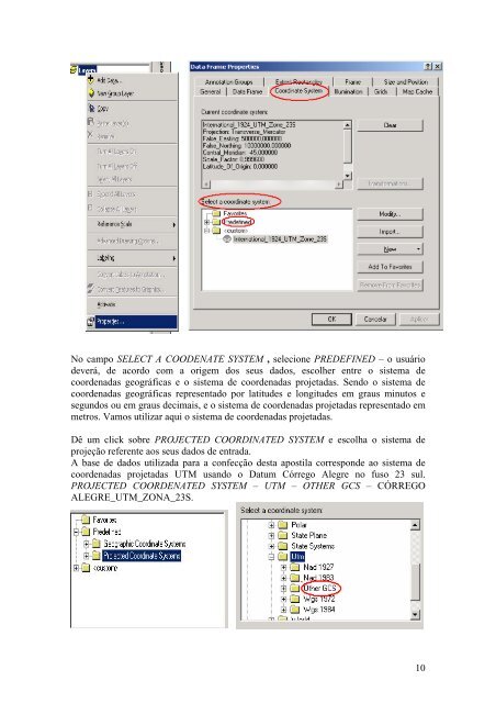 Rotina para elaboração de MDE com o uso do ArcView.