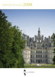 RAPPORT ANNUEL 2008 - Chambord