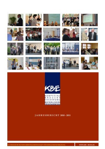 jahresbericht 2010 - 2011 - Katholische Bundesarbeitsgemeinschaft ...