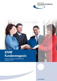 KIVBF Kundenmagazin - eGovernment Computing