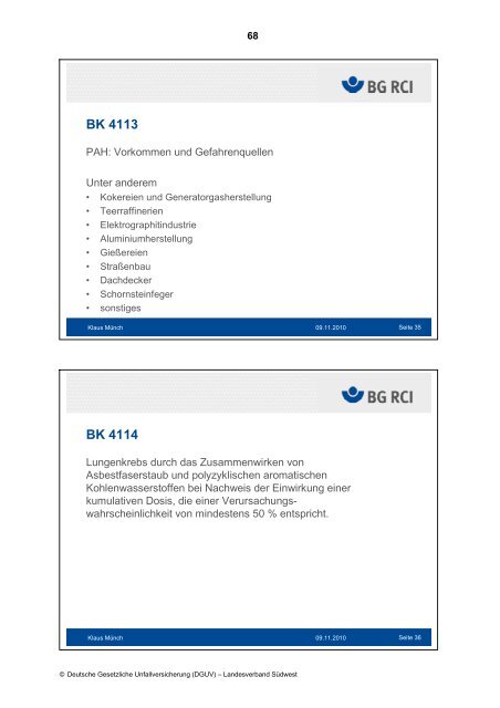 Tübinger Begegnung - Deutsche Gesetzliche Unfallversicherung