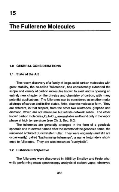 handbook of carbon, graphite, diamond and fullerenes