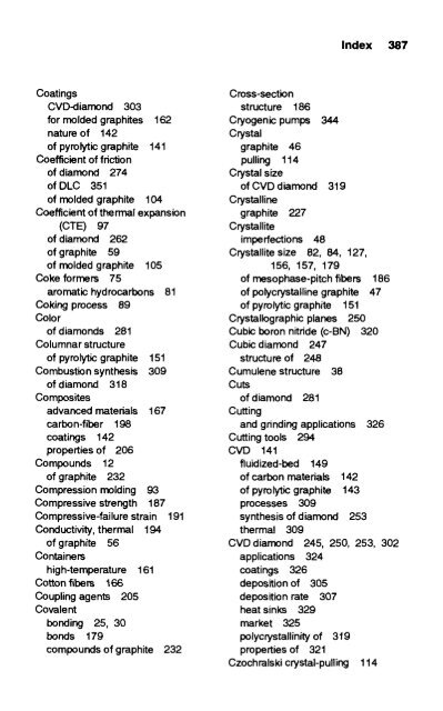 handbook of carbon, graphite, diamond and fullerenes