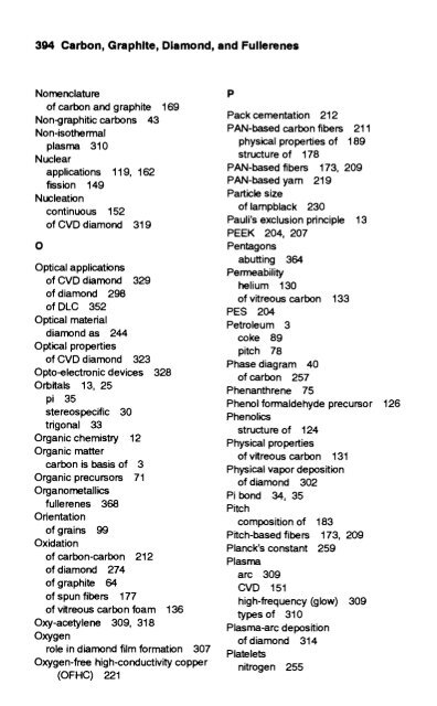 handbook of carbon, graphite, diamond and fullerenes