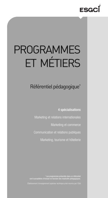 Brochure ESGCI FINAL:Mise en page 1 - L'Etudiant