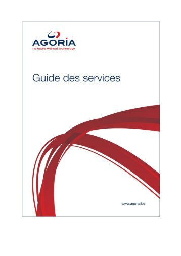 Guide des services - Agoria Online