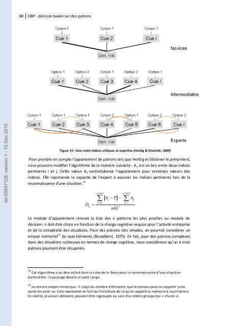 Simulation cognitive de la prise de décision d'experts; application au ...