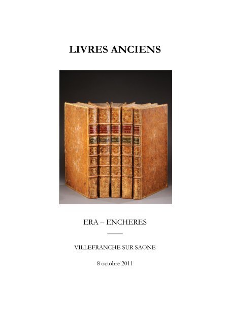 LIVRES ANCIENS - Cabinet d'Expertise Edgard Daval