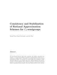 Consistency and Stabilization of Rational Approximation Schemes ...