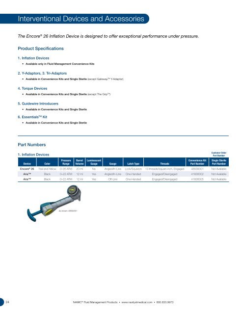 NAMIC® Fluid Management - Navilyst Medical