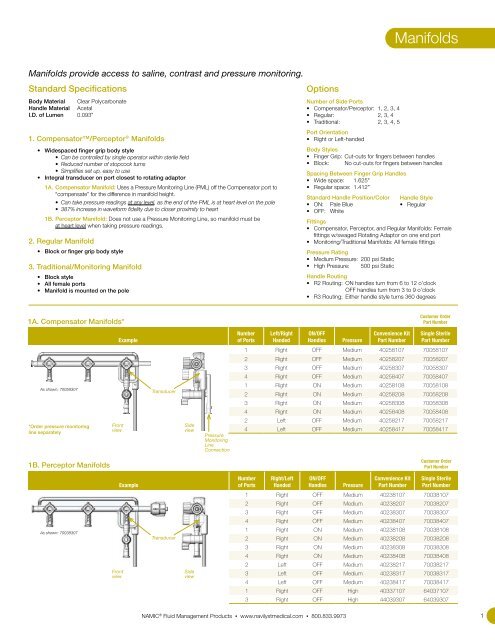 NAMIC® Fluid Management - Navilyst Medical