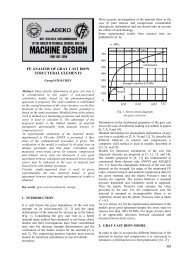 FE ANALISIS OF GRAY CAST IRON STRUCTURAL ELEMENTS ⎢|ε|