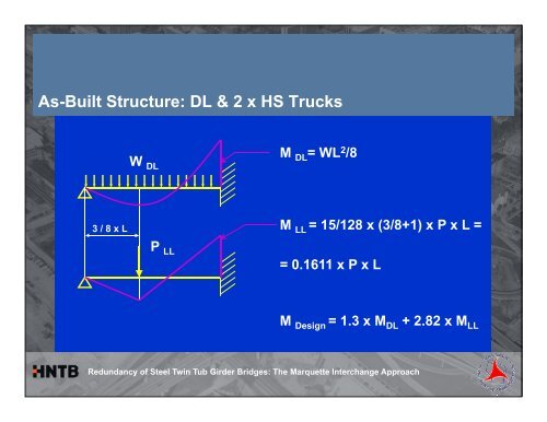 Redundancy of Steel Twin Tub Girder Bridges: The Marquette ...