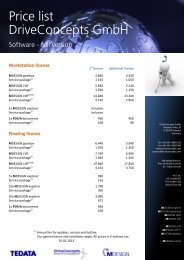 Download price list - DriveConcepts GmbH