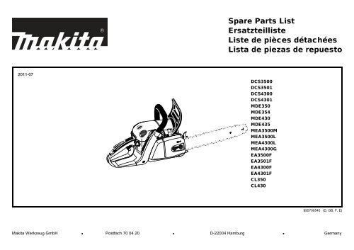 Despiece - Makita