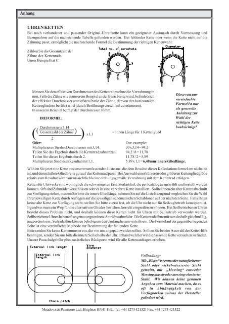 Entwurf - auf der M & P Internetseite.