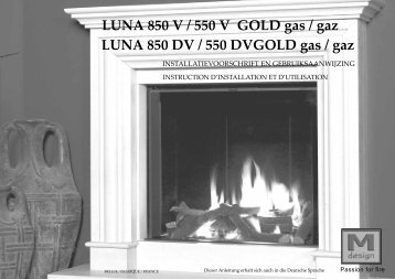 LUNA 850 DV GOLD GAS / GAZ - LS Communication