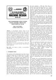 the submersible hole screw pump assembly - MACHINE DESIGN