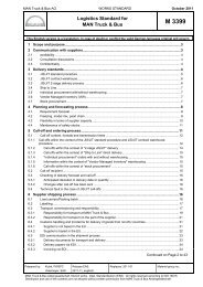 Logistics Standard For M 3399