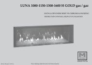 LUNA 1000-1150-1300-1600 H GOLD gas / gaz - LS Communication