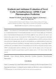 ADME-T and Pharmacophore Prediction