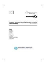 European guidelines for quality assurance in cervical cancer ...