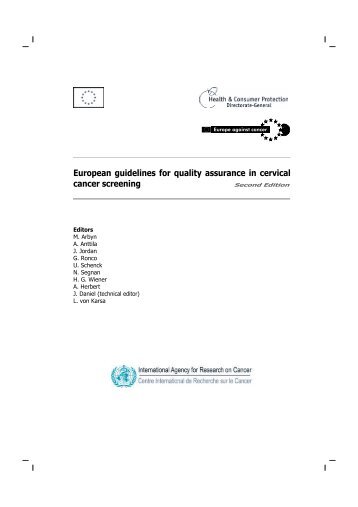 European guidelines for quality assurance in cervical cancer ...