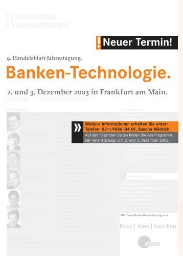 Banken-Technologie. Banken-Technologie.