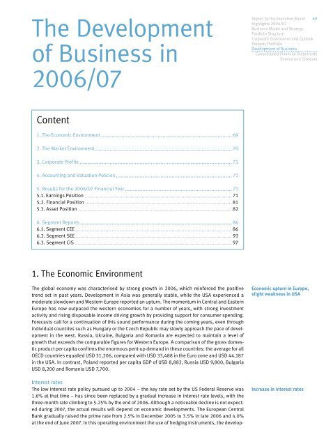 IMMOEAST Annual Report 2006/07