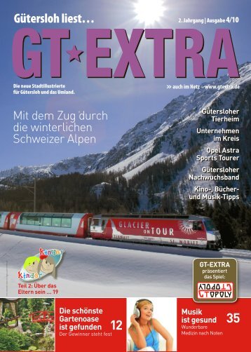 Gütersloh liest… - GT-Extra, der Gütersloher Stadtillustrierten