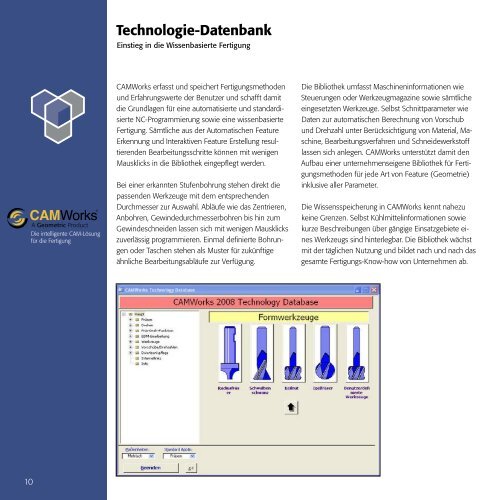 MWorks CAMWorks CAMWorks CAMWorks® - c+e forum AG