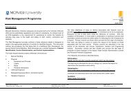 Risk Management Programme - Monash University